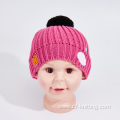 jacquard knitted beanie hat for baby